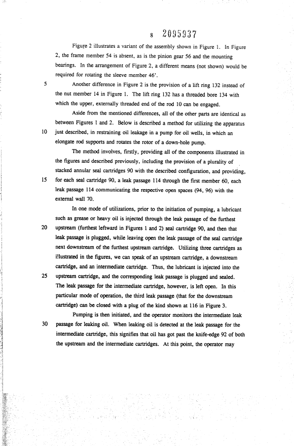 Document de brevet canadien 2095937. Description 19941201. Image 8 de 9