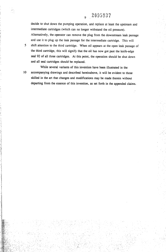 Document de brevet canadien 2095937. Description 19941201. Image 9 de 9
