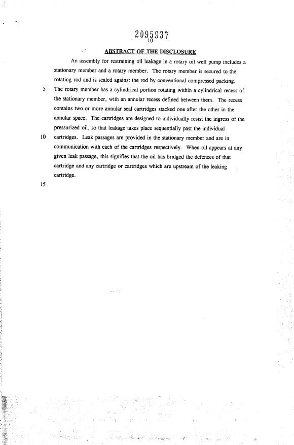 Document de brevet canadien 2095937. Abrégé 19951101. Image 1 de 1