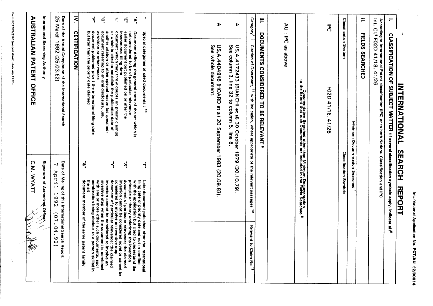Document de brevet canadien 2099983. PCT 19930706. Image 1 de 8