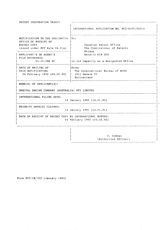 Document de brevet canadien 2099983. PCT 19930706. Image 8 de 8