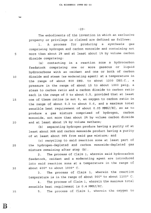 Document de brevet canadien 2100811. Revendications 19980211. Image 1 de 6