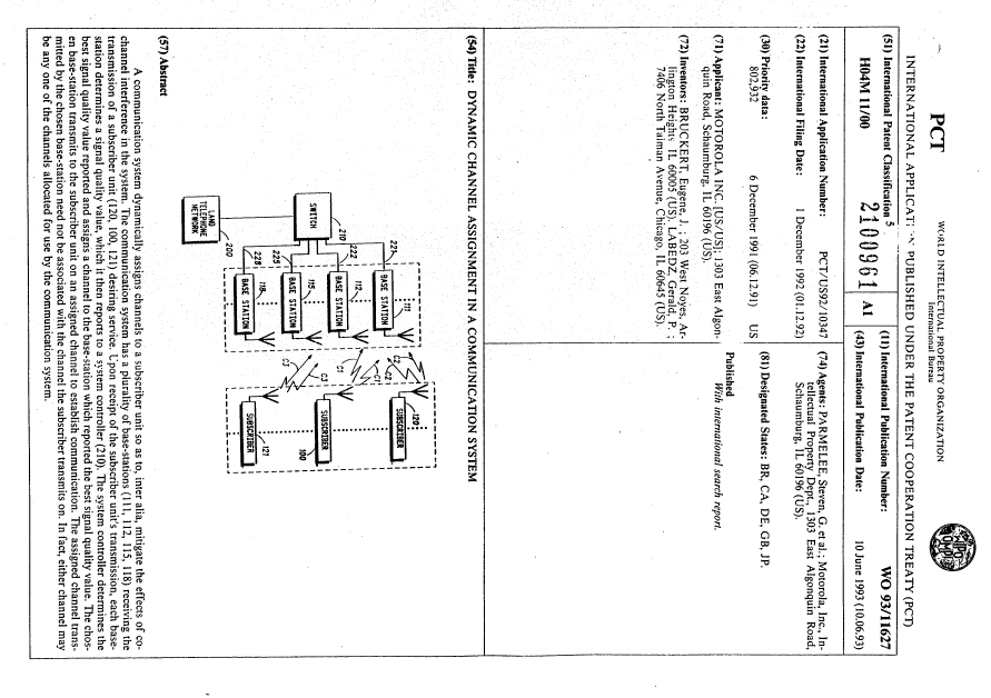 Document de brevet canadien 2100961. Abrégé 19950817. Image 1 de 1