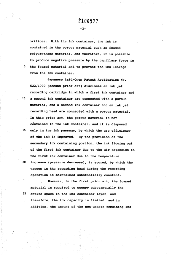 Document de brevet canadien 2100977. Description 19940604. Image 2 de 116