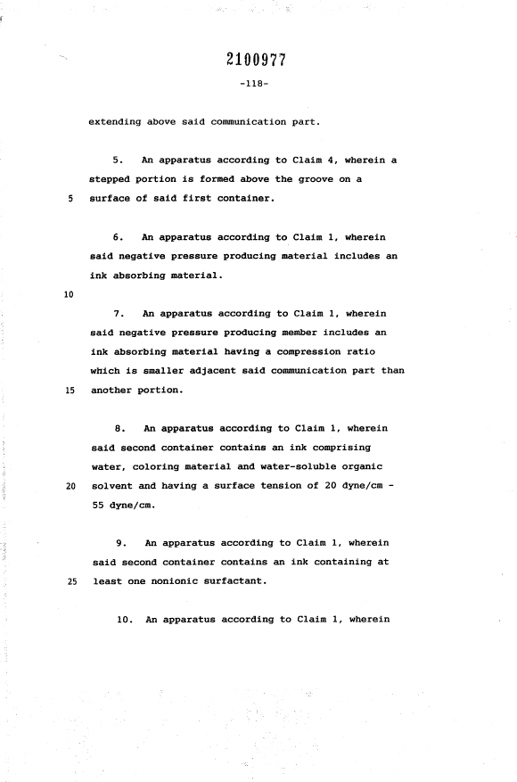 Document de brevet canadien 2100977. Revendications 19940604. Image 2 de 6