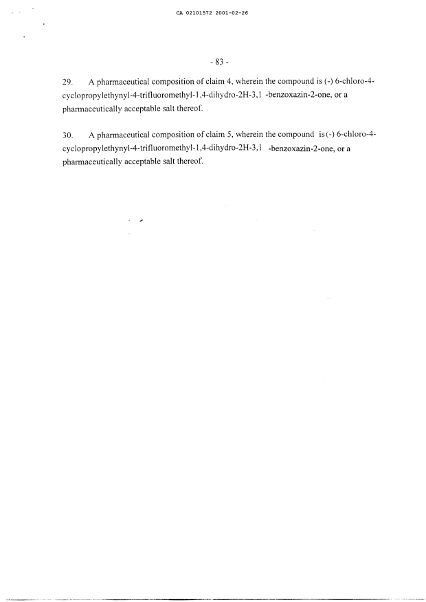 Document de brevet canadien 2101572. Revendications 20010226. Image 25 de 25