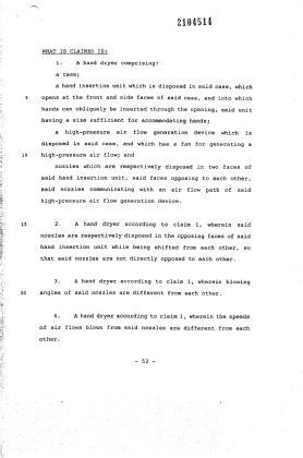 Document de brevet canadien 2104514. Revendications 19940326. Image 1 de 7