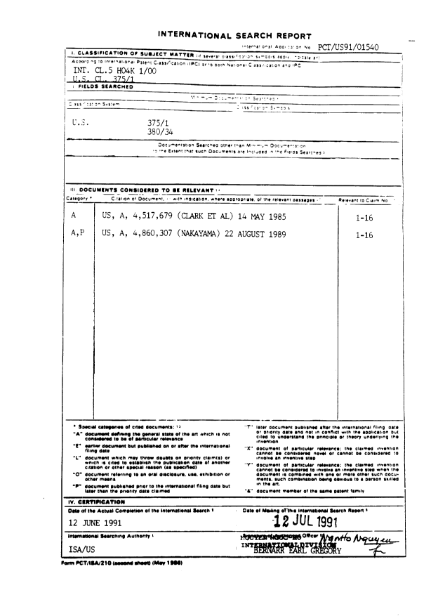 Document de brevet canadien 2105299. PCT 19930831. Image 9 de 9