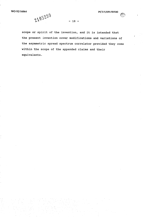 Document de brevet canadien 2105299. Description 19940507. Image 18 de 18
