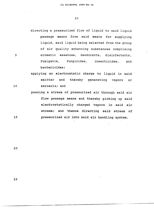Document de brevet canadien 2105996. Poursuite-Amendment 19990616. Image 9 de 9