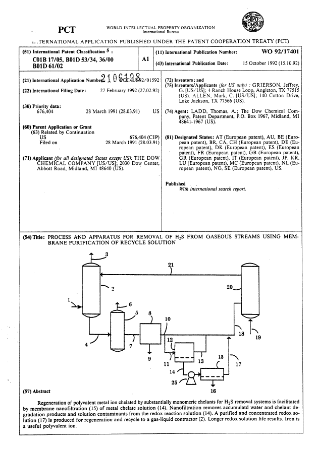 Document de brevet canadien 2106198. Abrégé 19950817. Image 1 de 1