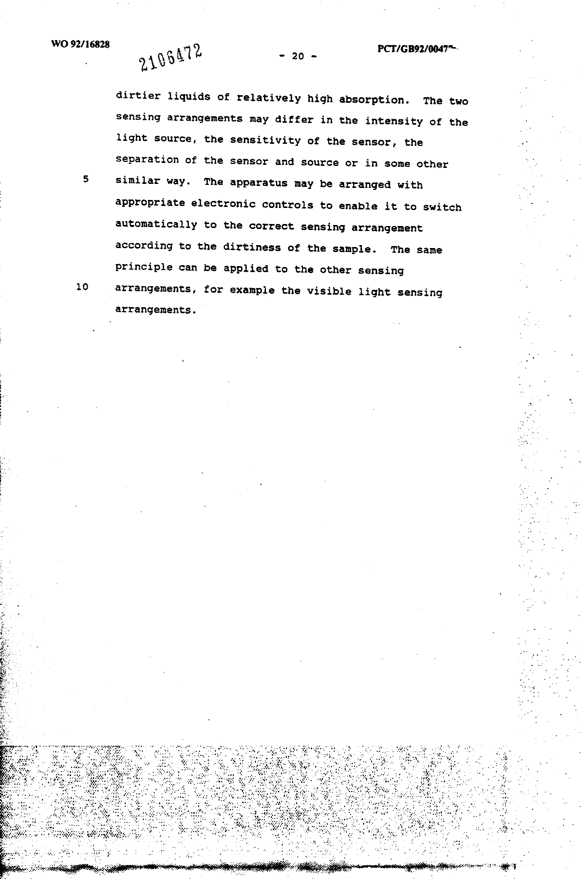 Canadian Patent Document 2106472. Description 19920920. Image 20 of 20