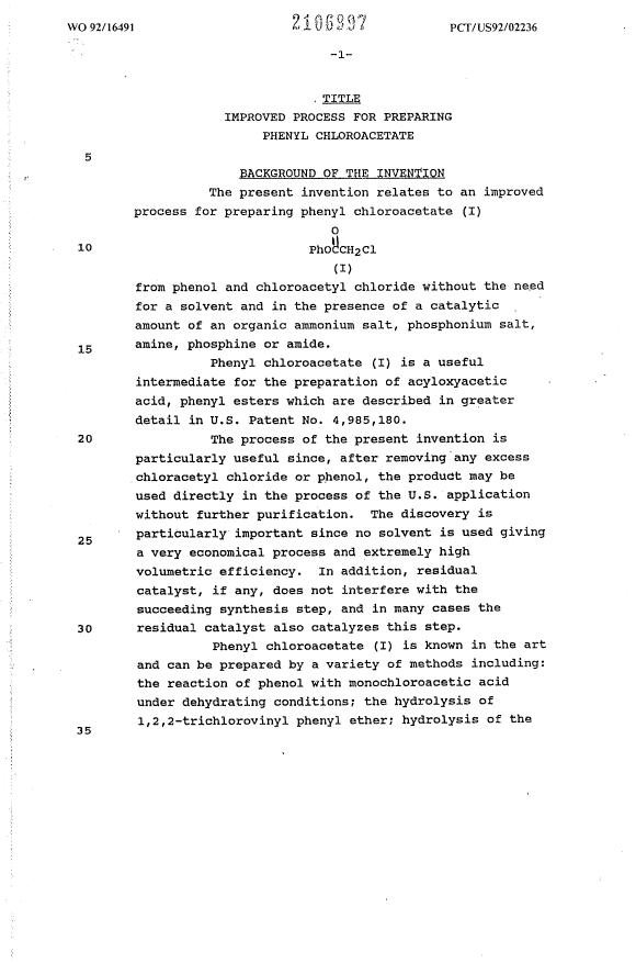 Canadian Patent Document 2106997. Description 19940709. Image 1 of 13