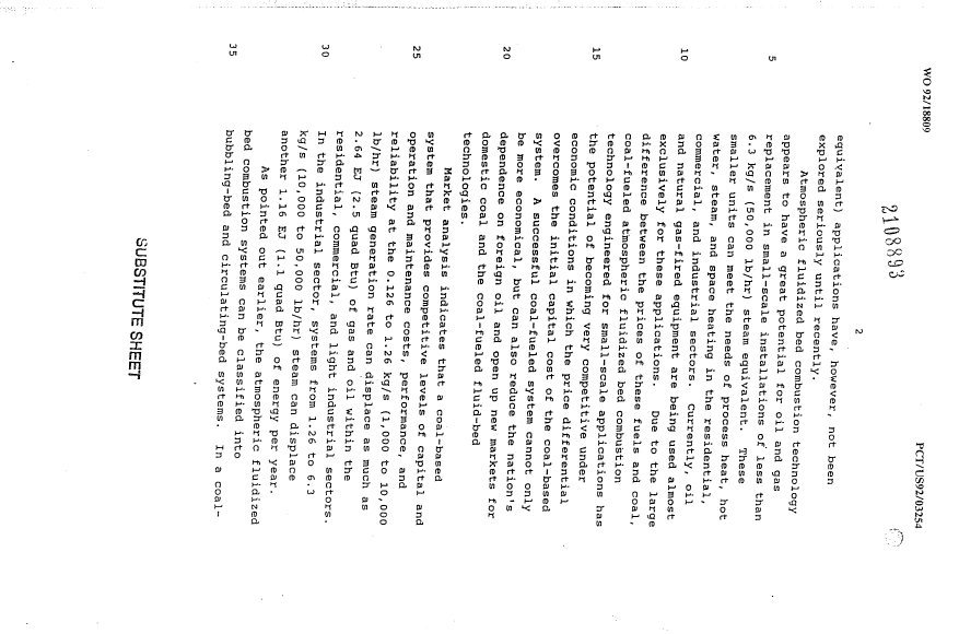 Document de brevet canadien 2108893. Description 19940709. Image 2 de 28