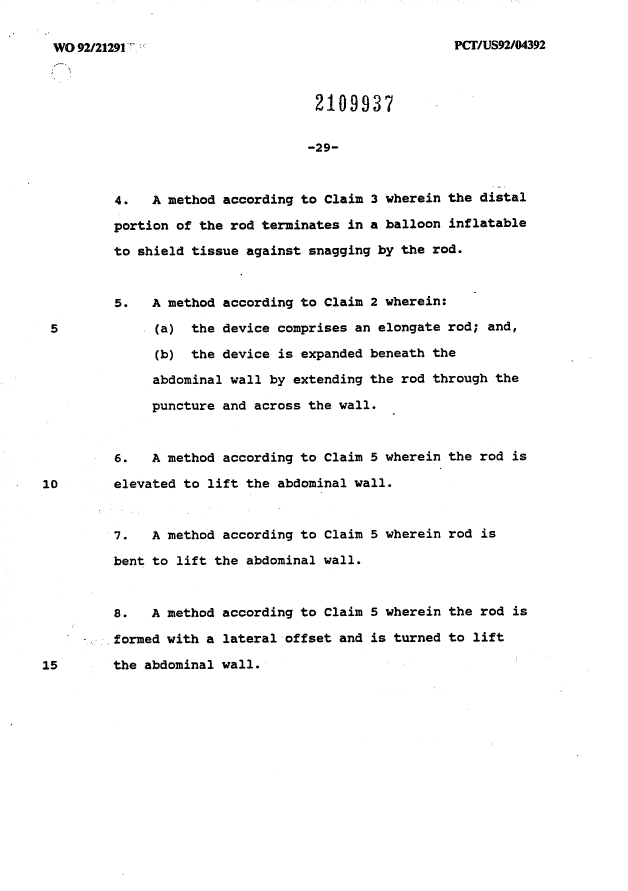 Document de brevet canadien 2109937. Revendications 19960117. Image 2 de 15