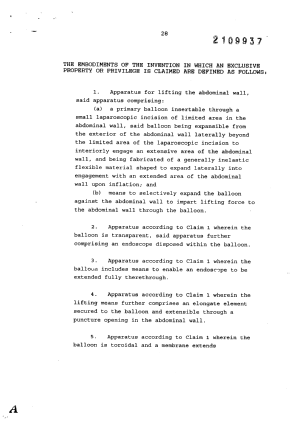 Document de brevet canadien 2109937. Revendications 19980819. Image 1 de 3