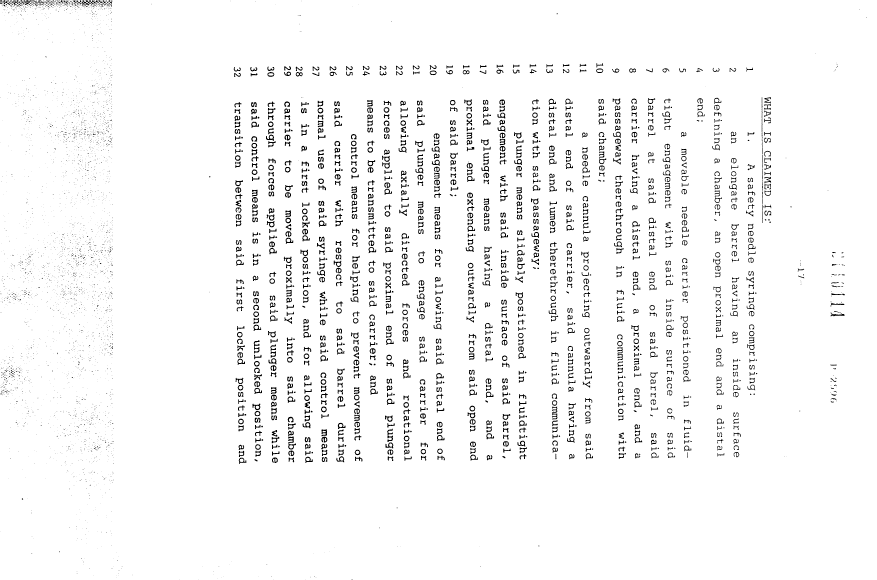 Document de brevet canadien 2110114. Revendications 19950607. Image 1 de 4