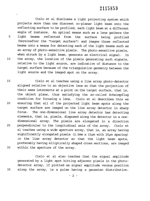 Document de brevet canadien 2115859. Description 19951226. Image 2 de 27