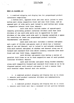 Document de brevet canadien 2117838. Revendications 19970128. Image 1 de 4