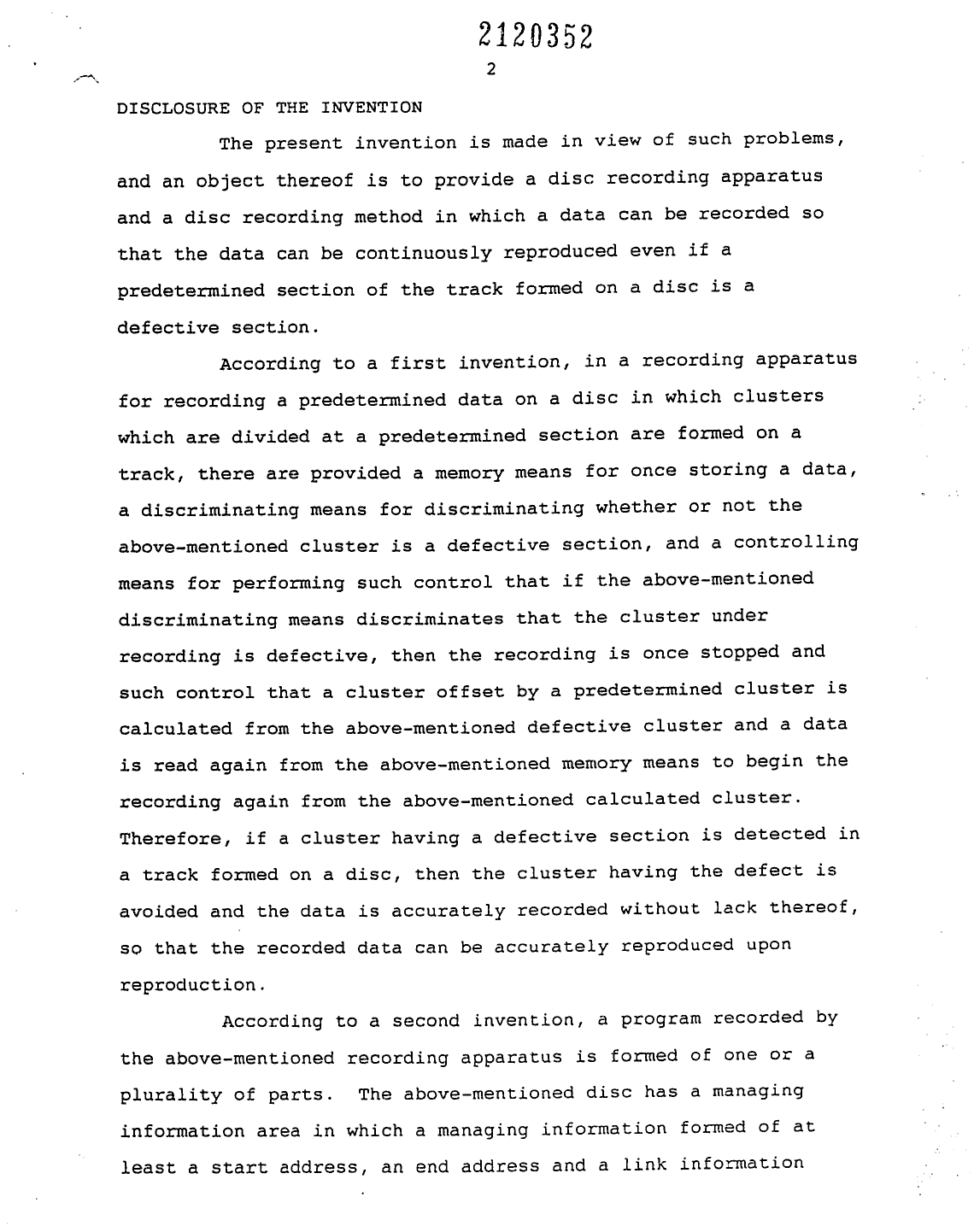 Canadian Patent Document 2120352. Description 19950610. Image 2 of 17