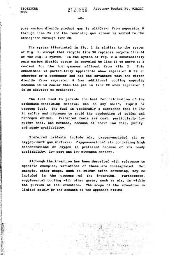 Document de brevet canadien 2120858. Description 19950608. Image 8 de 8