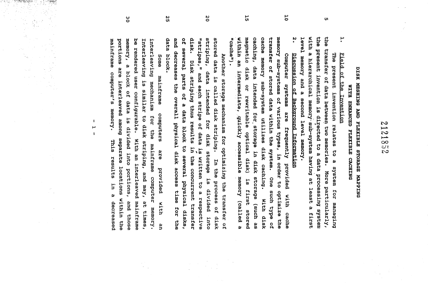 Document de brevet canadien 2121852. Description 19950325. Image 1 de 52