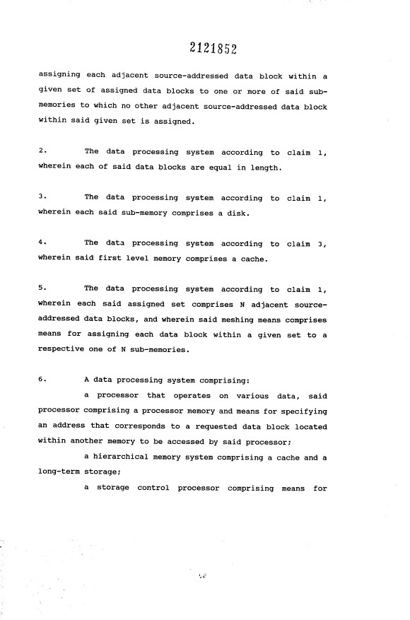 Document de brevet canadien 2121852. Revendications 19950325. Image 2 de 11