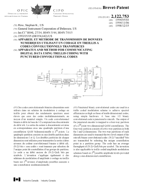 Document de brevet canadien 2122753. Page couverture 19981211. Image 1 de 1