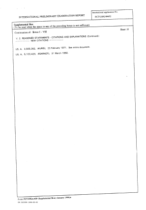 Canadian Patent Document 2122834. International Preliminary Examination Report 19940503. Image 11 of 11