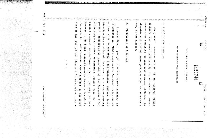 Document de brevet canadien 2123740. Description 19950603. Image 1 de 22