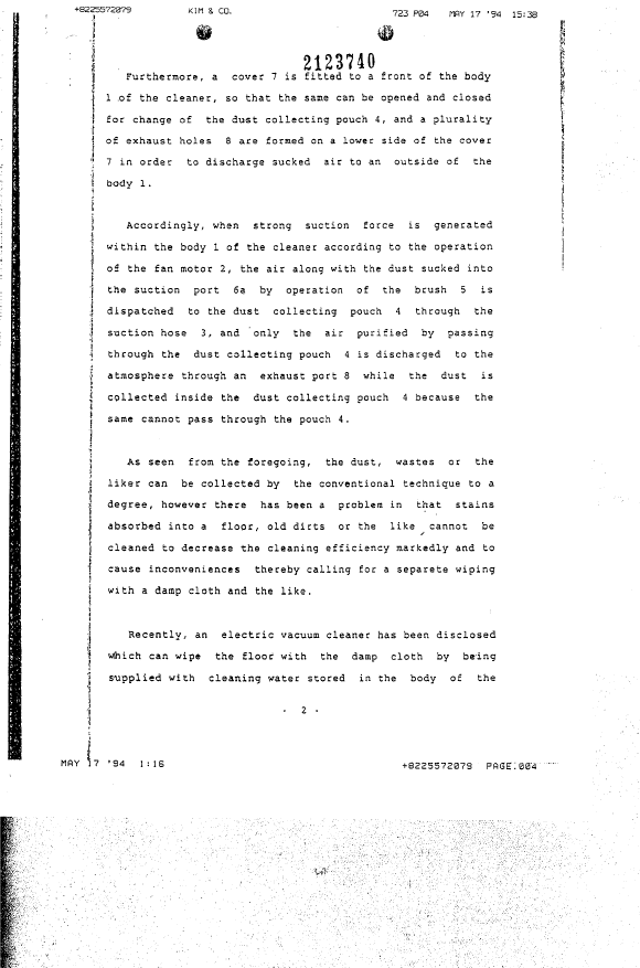 Document de brevet canadien 2123740. Description 19950603. Image 2 de 22