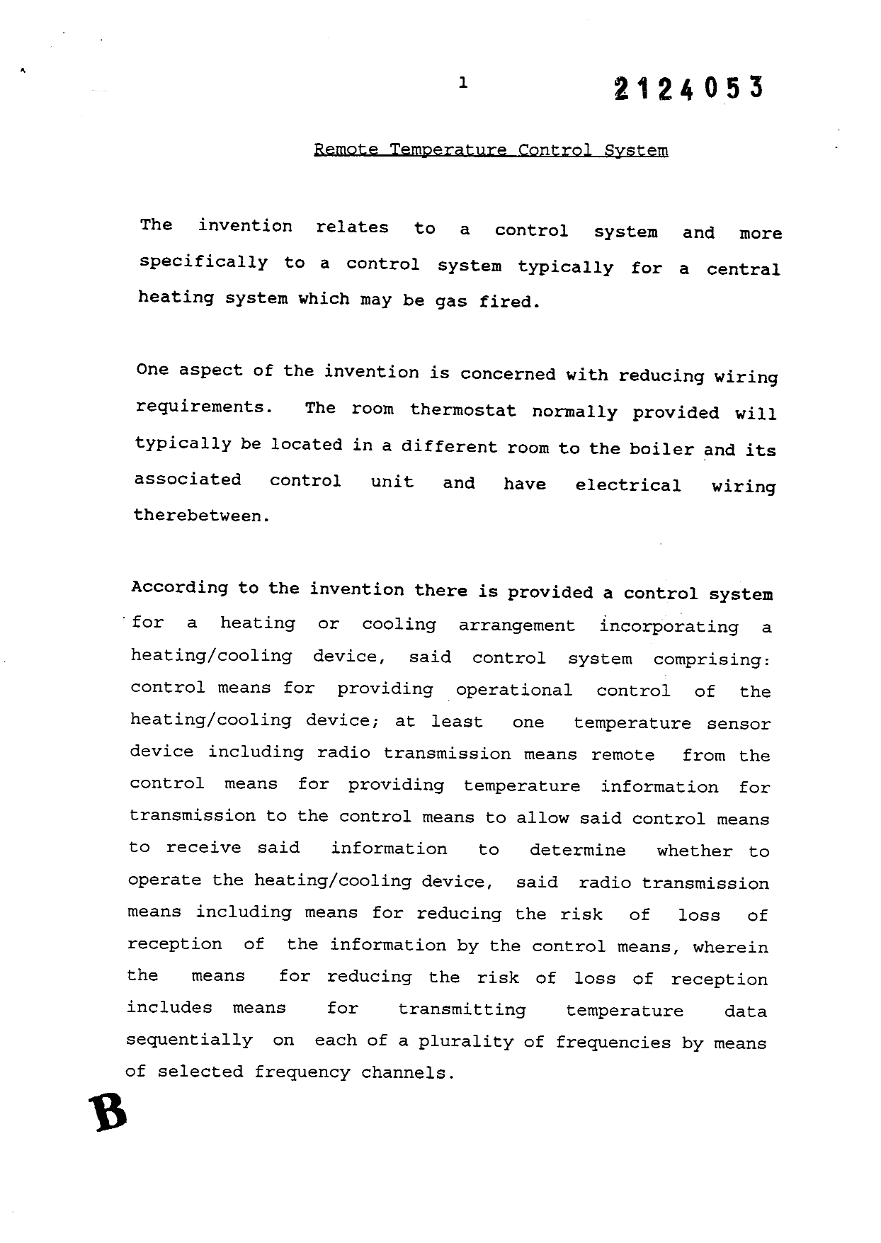 Canadian Patent Document 2124053. Description 19971205. Image 1 of 25