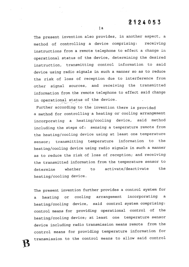 Canadian Patent Document 2124053. Description 19971205. Image 2 of 25