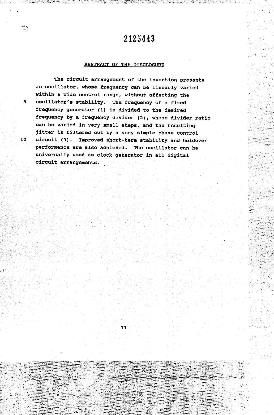 Document de brevet canadien 2125443. Abrégé 19950318. Image 1 de 1