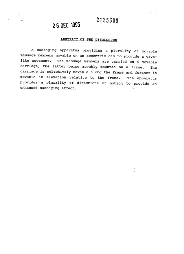 Document de brevet canadien 2125609. Abrégé 19951226. Image 1 de 1