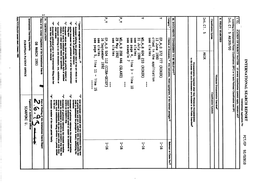 Document de brevet canadien 2125665. PCT 19931210. Image 2 de 13