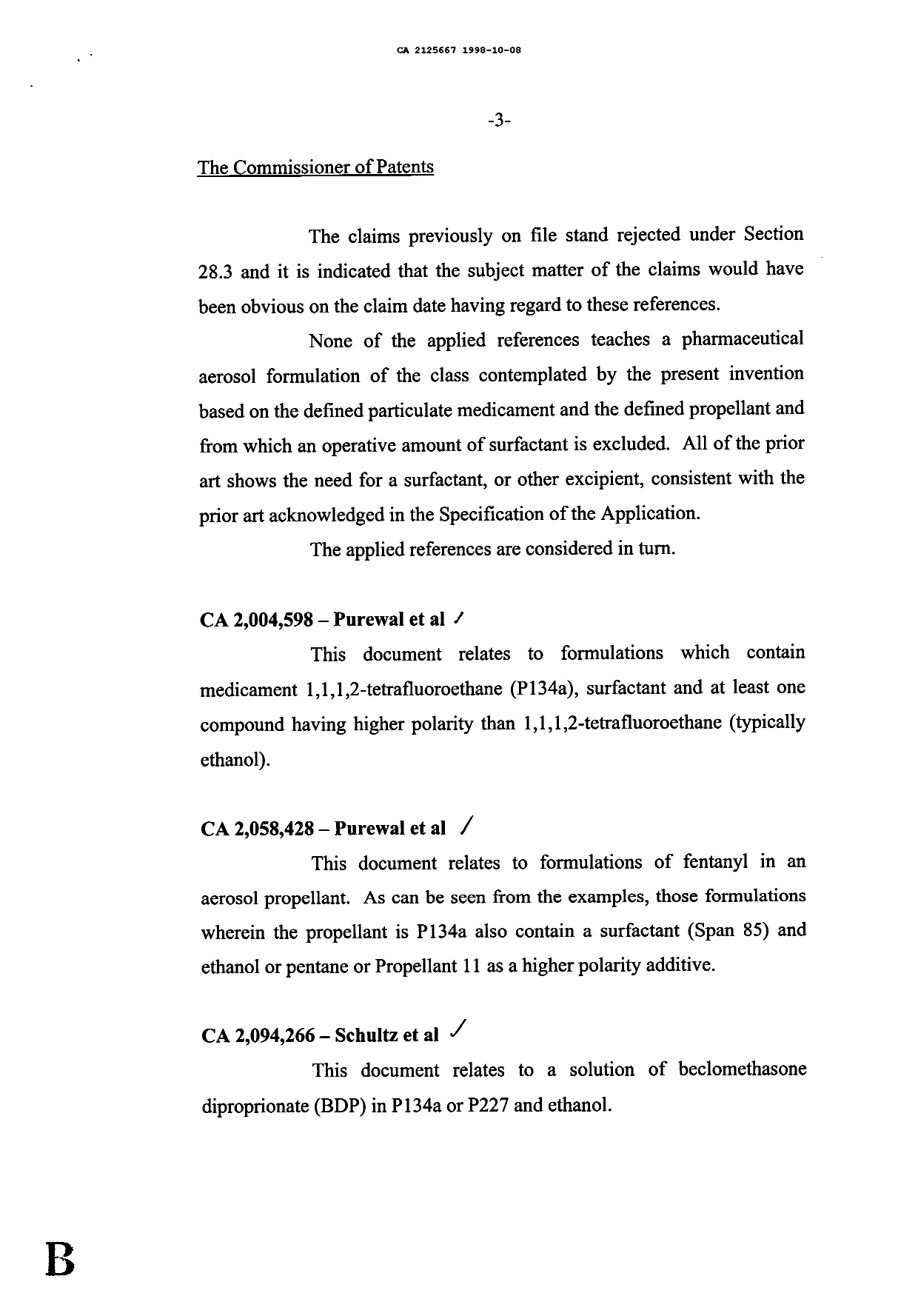 Canadian Patent Document 2125667. Prosecution-Amendment 19971208. Image 3 of 11