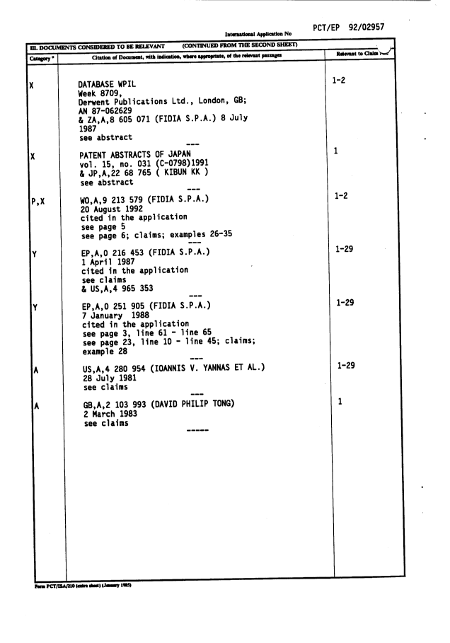 Document de brevet canadien 2126085. PCT 19940616. Image 2 de 19