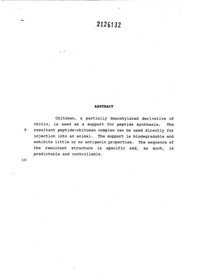Document de brevet canadien 2126132. Abrégé 19951218. Image 1 de 1