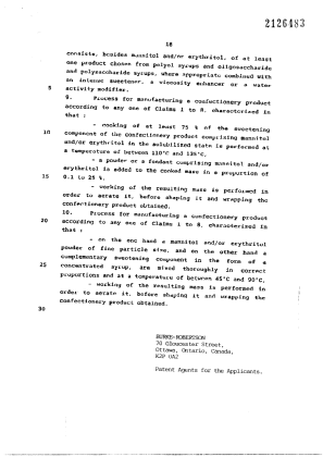 Canadian Patent Document 2126483. Correspondence 19950117. Image 20 of 20
