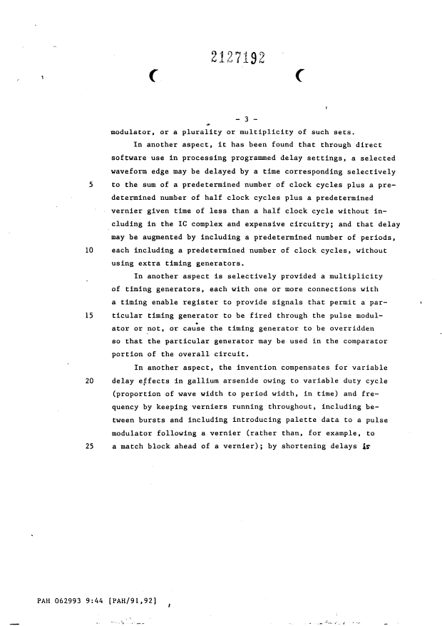 Canadian Patent Document 2127192. Description 19981207. Image 3 of 38