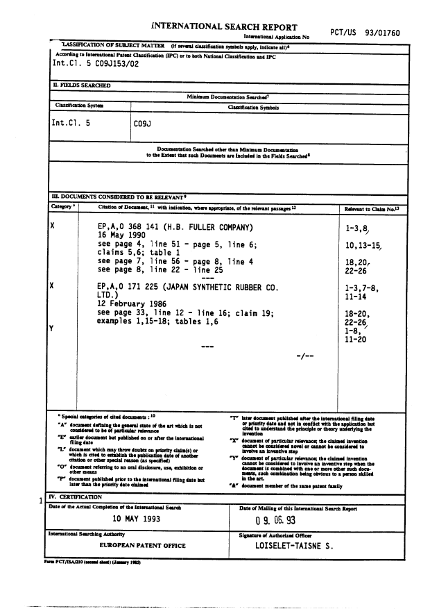 Document de brevet canadien 2127535. PCT 19940706. Image 1 de 10