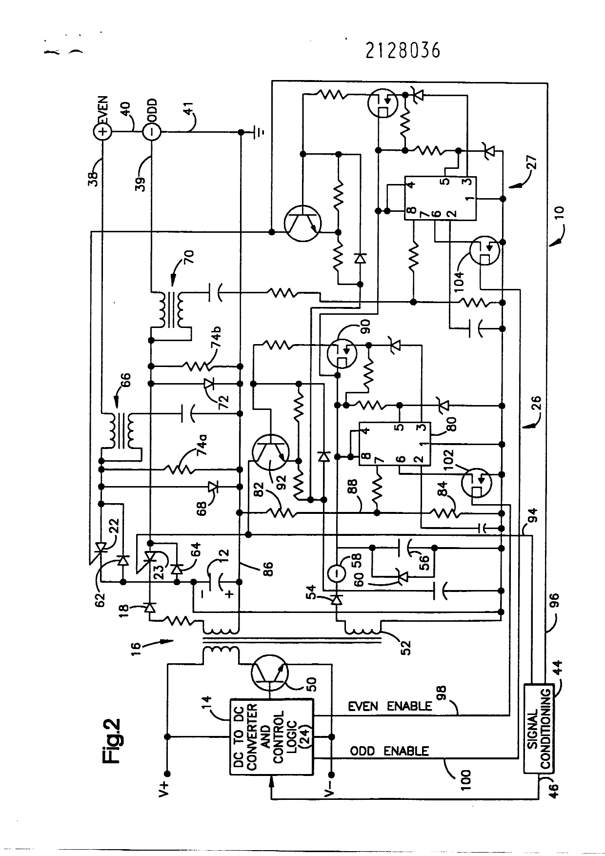 Canadian Patent Document 2128036. Drawings 20000821. Image 2 of 3