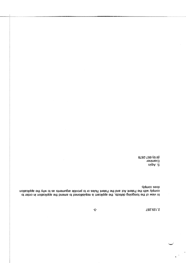 Canadian Patent Document 2129287. Prosecution-Amendment 19961201. Image 3 of 3