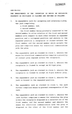 Document de brevet canadien 2130410. Revendications 19960219. Image 1 de 4
