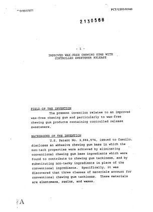 Document de brevet canadien 2130568. Description 19970618. Image 1 de 42