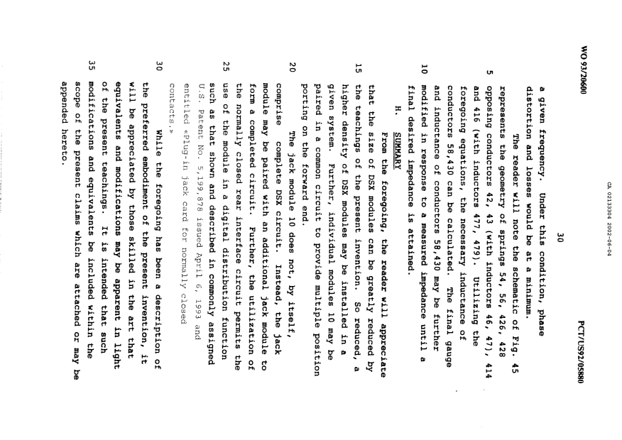Document de brevet canadien 2133304. Description 20020604. Image 30 de 30