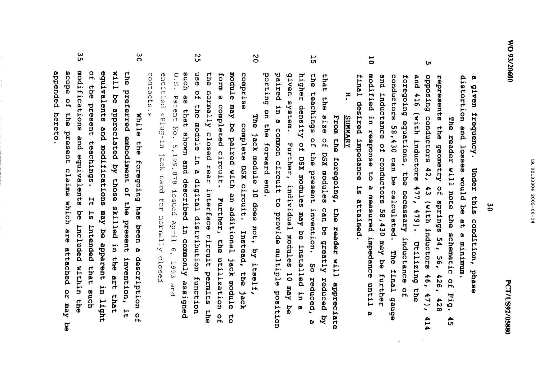 Canadian Patent Document 2133304. Description 20020604. Image 30 of 30