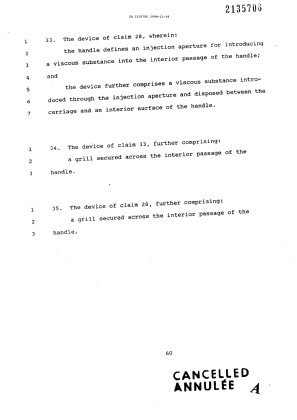 Canadian Patent Document 2135706. Prosecution Correspondence 19941114. Image 22 of 22