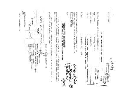 Canadian Patent Document 2136375. Prosecution-Amendment 19961218. Image 1 of 1